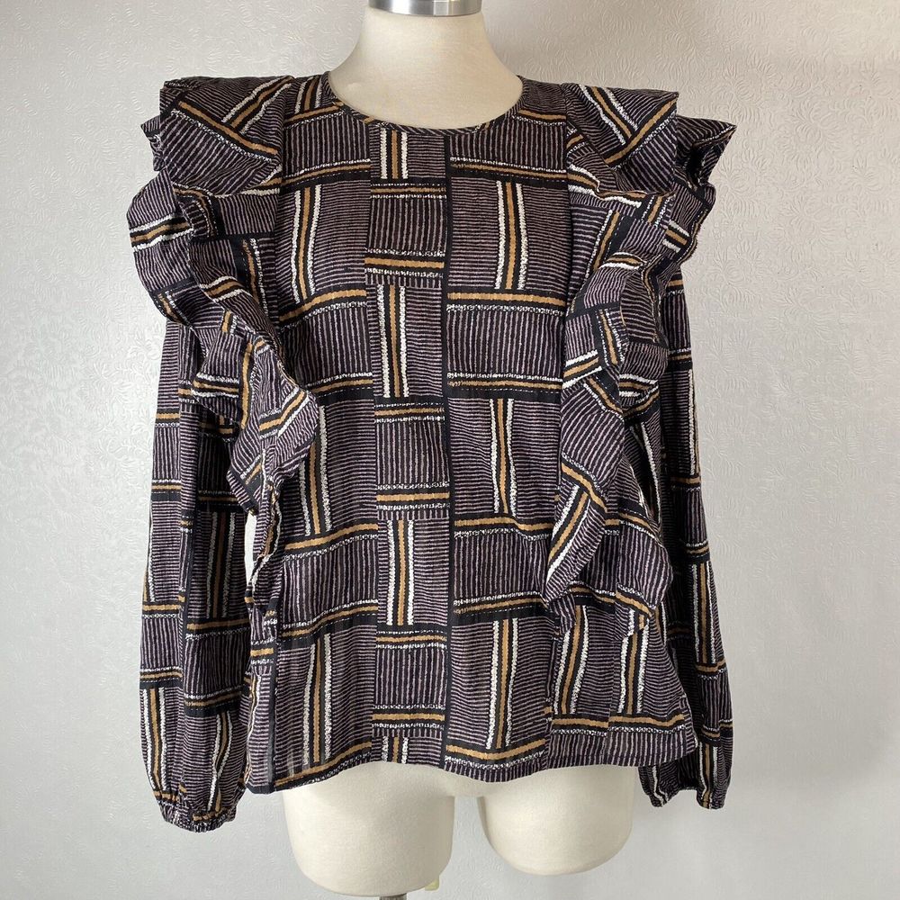 Anthropologie Dolan Size M Nala Ruffle Top